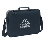 Pasta Escolar Kappa Dark navy Cinzento Azul Marinho 38 x 28 x 6 cm Jogos | Disfarces - nacloset
