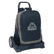 Mochila Escolar com Rodas Kappa Dark Navy 32 x 16 x 44 cm Jogos | Disfarces - nacloset