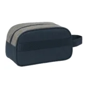Nécessaire Escolar Kappa Dark navy Cinzento Azul Marinho 26 x 15 x 12 cm Desporto | Lazer - nacloset 2