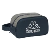 Nécessaire Escolar Kappa Dark navy Cinzento Azul Marinho 26 x 15 x 12 cm Desporto | Lazer - nacloset