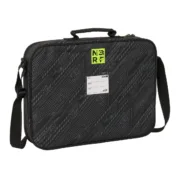 Pasta Escolar Nerf Get ready Preto 38 x 28 x 6 cm Jogos | Disfarces - nacloset 2