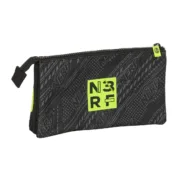 Estojo Triplo Nerf Get ready Preto 22 x 12 x 3 cm Estojo 3 Compartimentos - nacloset