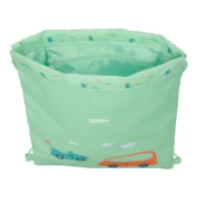 Saco Mochila com Cordas Safta Coches Verde 26 x 34 x 1 cm Jogos | Disfarces - nacloset 2
