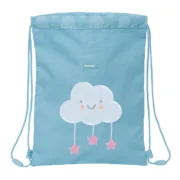 Saco Mochila com Cordas Safta Nube Azul 26 x 34 x 1 cm Jogos | Disfarces - nacloset