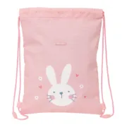Saco Mochila com Cordas Safta Bunny Cor de Rosa 26 x 34 x 1 cm Jogos | Disfarces - nacloset