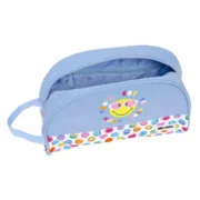 Nécessaire de Viagem Smiley Joyful Multicolor Azul Claro Reciclável 28 x 18 x 10 cm Desporto | Lazer - nacloset 2