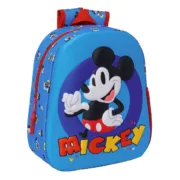Mochila Escolar Mickey Mouse Clubhouse Azul 27 x 33 x 10 cm Jogos | Disfarces - nacloset