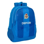 Mochila Escolar R. C. Deportivo de La Coruña Azul 32 x 44 x 16 cm Jogos | Disfarces - nacloset