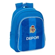 Mochila Escolar R. C. Deportivo de La Coruña Azul 27 x 33 x 10 cm Jogos | Disfarces - nacloset