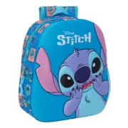 Mochila Escolar Stitch Azul 27 x 33 x 10 cm Jogos | Disfarces - nacloset