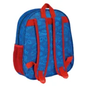 Mochila Escolar 3D Spider-Man Vermelho Azul Marinho 27 x 33 x 10 cm Jogos | Disfarces - nacloset 2