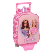 Mochila Escolar com Rodas Barbie Love Cor de Rosa 22 x 27 x 10 cm Jogos | Disfarces - nacloset