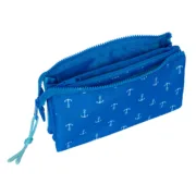 Estojo Duplo Donald Azul 22 x 12 x 3 cm Estojo 2 Divisórias - nacloset 2
