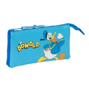 Estojo Duplo Donald Azul 22 x 12 x 3 cm Estojo 2 Divisórias - nacloset