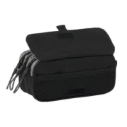 Estojo Triplo Eckō Unltd. Rhino Preto Cinzento 21,5 x 10 x 8 cm Estojo 3 Compartimentos - nacloset 2