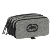 Estojo Triplo Eckō Unltd. Rhino Preto Cinzento 21,5 x 10 x 8 cm Estojo 3 Compartimentos - nacloset