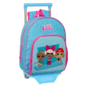 Mochila Escolar com Rodas LOL Surprise! Divas Azul 28 x 34 x 10 cm Jogos | Disfarces - nacloset