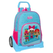 Mochila Escolar com Rodas LOL Surprise! Divas Azul 33 x 42 x 14 cm Jogos | Disfarces - nacloset