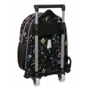 Mochila Escolar com Rodas Monster High Preto 28 x 34 x 10 cm Jogos | Disfarces - nacloset 2