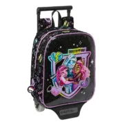 Mochila Escolar com Rodas Monster High Preto 22 x 27 x 10 cm Jogos | Disfarces - nacloset