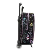 Mochila Escolar com Rodas Monster High Preto 22 x 27 x 10 cm Jogos | Disfarces - nacloset 2