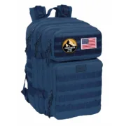 Mochila Escolar Safta Basic Azul Marinho Jogos | Disfarces - nacloset