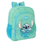 Mochila Escolar Lilo & Stitch Aloha Turquesa 32 x 38 x 12 cm Jogos | Disfarces - nacloset