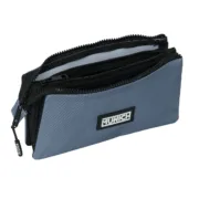 Estojo Triplo Munich Basic Cinzento 22 x 12 x 3 cm Estojo 3 Compartimentos - nacloset 2