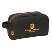 Nécessaire de Viagem Kings League Preto 24 x 15 x 10 cm Desporto | Lazer - nacloset