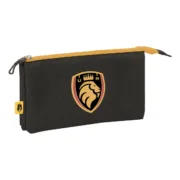 Estojo Triplo Kings League Ultimate Móstoles Preto 22 x 12 x 3 cm Estojo 3 Compartimentos - nacloset
