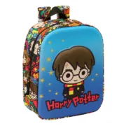 Mochila Escolar Harry Potter Azul Multicolor 22 x 27 x 10 cm 3D Jogos | Disfarces - nacloset