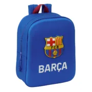 Mochila Escolar F.C. Barcelona Azul Marinho 22 x 27 x 10 cm 3D Jogos | Disfarces - nacloset