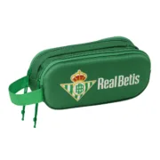 Estojo Duplo Real Betis Balompié Verde 21 x 8 x 6 cm 3D Estojo 2 Divisórias - nacloset