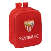Mochila Escolar Sevilla Fútbol Club Vermelho 22 x 27 x 10 cm 3D Jogos | Disfarces - nacloset