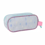 Estojo Duplo Frozen Lilás 21 x 8 x 6 cm 3D Estojo 2 Divisórias - nacloset 2