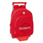 Mochila Escolar com Rodas Sevilla Fútbol Club Vermelho 28 x 34 x 10 cm Jogos | Disfarces - nacloset