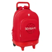 Mochila Escolar com Rodas Sevilla Fútbol Club Vermelho 33 x 45 x 22 cm Jogos | Disfarces - nacloset