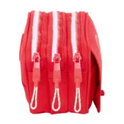 Estojo Triplo Sevilla Fútbol Club Vermelho 21,5 x 10 x 8 cm Estojo 3 Compartimentos - nacloset 2