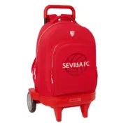 Mochila Escolar com Rodas Sevilla Fútbol Club Vermelho 33 x 45 x 22 cm Jogos | Disfarces - nacloset