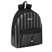 Mochila Escolar Wednesday Preto 33 x 42 x 15 cm Jogos | Disfarces - nacloset