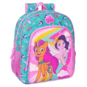 Mochila Escolar My Little Pony Magic Cor de Rosa Turquesa 32 x 38 x 12 cm Jogos | Disfarces - nacloset
