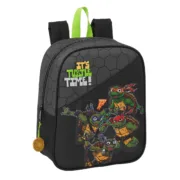 Mochila Escolar Teenage Mutant Ninja Turtles Preto Cinzento 22 x 27 x 10 cm Jogos | Disfarces - nacloset