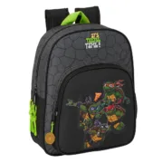 Mochila Escolar Teenage Mutant Ninja Turtles Preto Cinzento 27 x 33 x 10 cm Jogos | Disfarces - nacloset