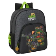 Mochila Escolar Teenage Mutant Ninja Turtles Preto Cinzento 32 x 38 x 12 cm Jogos | Disfarces - nacloset