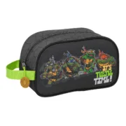 Nécessaire de Viagem Teenage Mutant Ninja Turtles Preto Cinzento 26 x 15 x 12 cm Desporto | Lazer - nacloset