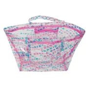 Bolsa Mulher Barbie Logomania Transparente Rosa Claro 54 x 35 x 17 cm Acessórios de Moda - nacloset 2