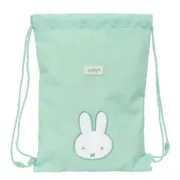 Saco Mochila com Cordas Miffy Menta Menta 26 x 34 x 1 cm Jogos | Disfarces - nacloset