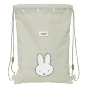 Saco Mochila com Cordas Miffy Niebla Cinzento 26 x 34 x 1 cm Jogos | Disfarces - nacloset