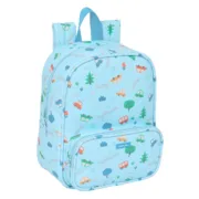 Mochila Infantil Safta Coches Azul 22 x 27 x 10 cm Jogos | Disfarces - nacloset