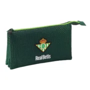 Estojo Triplo Real Betis Balompié Verde 22 x 12 x 3 cm Estojo 3 Compartimentos - nacloset